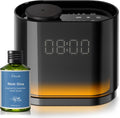 Waterless Diffuser for Home,1500 Sq Ft,LED Clock Display & Ambient Light, Smart Aroma Diffuser APP,Ultra Quiet Scent Air Machine, 4 Scent Levels, 1/3/6/12H Timer, 60ml
