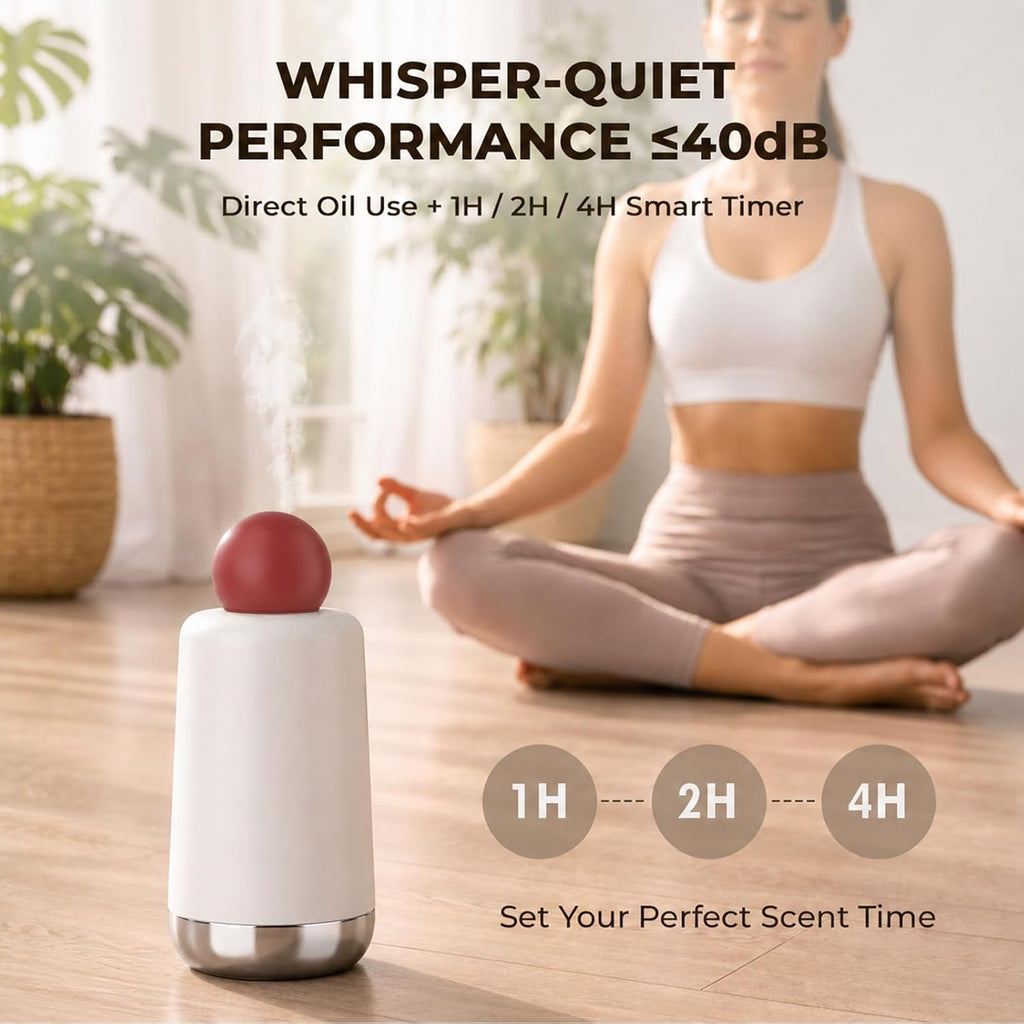 Rechargeable Waterless Scent Diffuser, 1,000 Sq. Ft.
