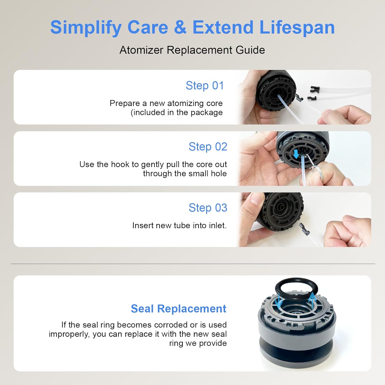 Rechargeable Waterless Scent Diffuser, 1500 Sq Ft | MQLMF