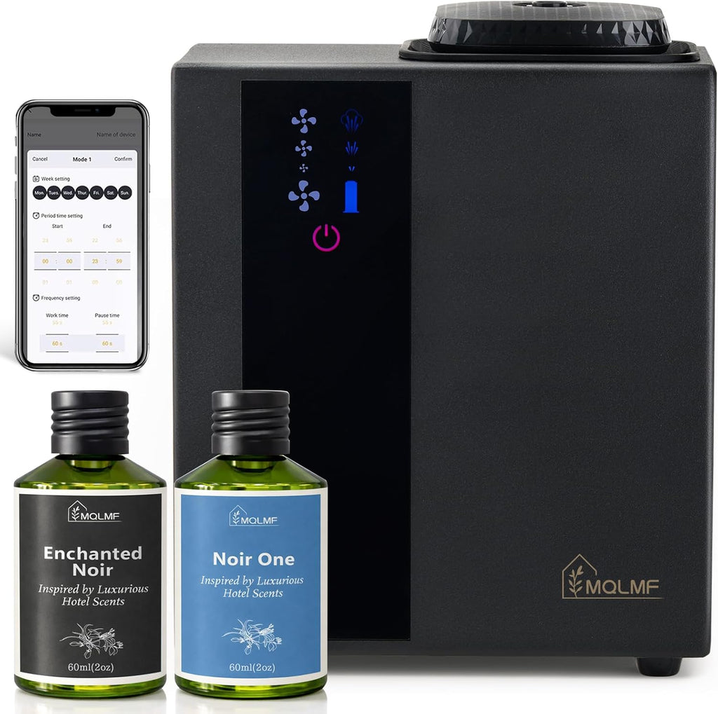 HVAC Waterless Scent Diffuser with 2 × 60 ml Oils, 4,500 Sq. Ft.
