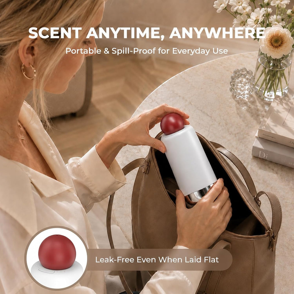 Rechargeable Waterless Scent Diffuser, 1,000 Sq. Ft.