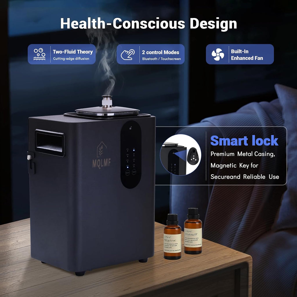 HVAC Waterless Scent Diffuser with Built-In Fan, 6,000 Sq. Ft.