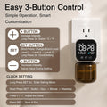 Plug-In Waterless Scent Diffuser with Smart Display, 800 Sq. Ft.