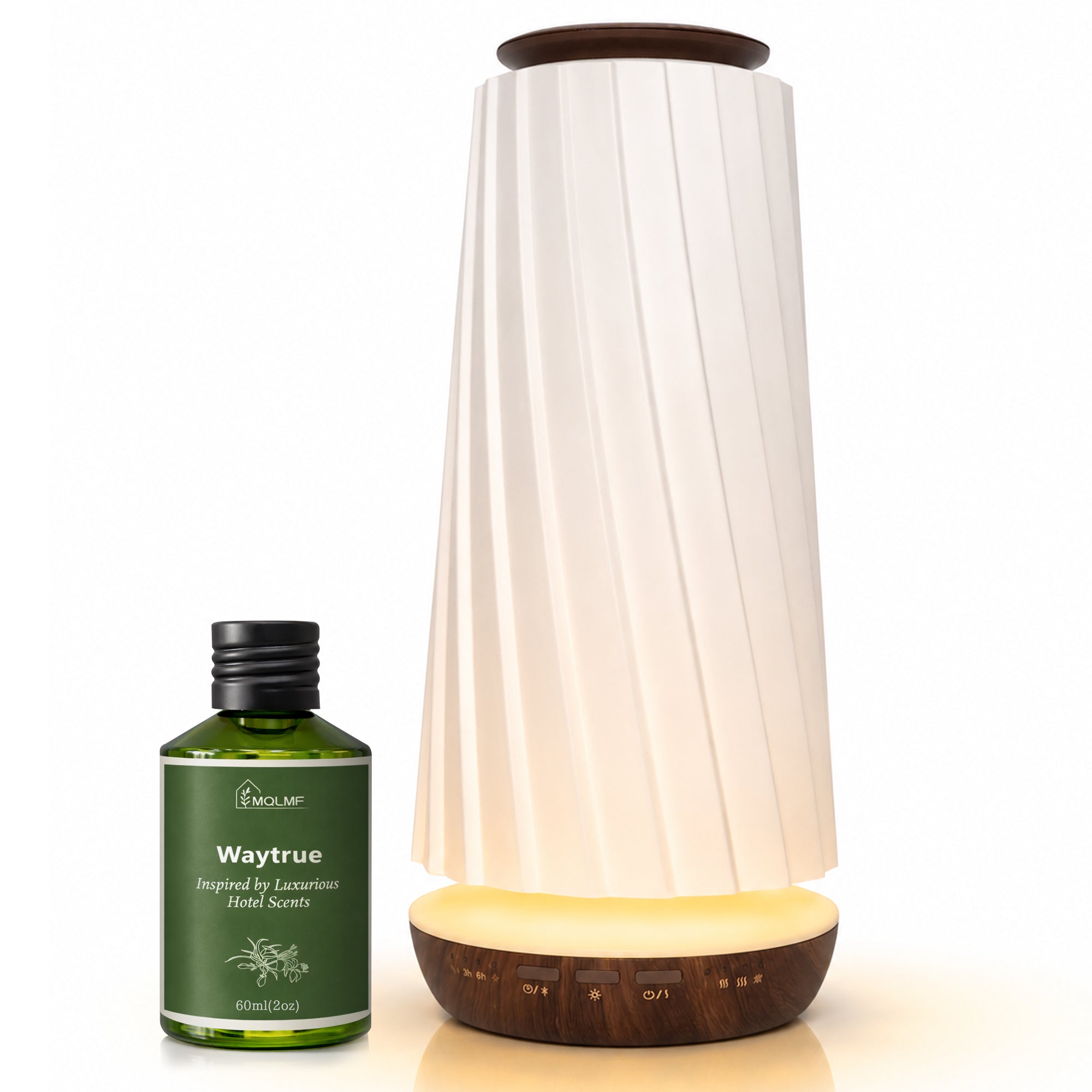 Waterless Scent Diffuser with Ambient Light, 1,000 Sq. Ft.