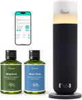 Fabric-Wrapped Waterless Scent Diffuser with 60 ml Oils, 1,000 Sq. Ft.