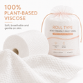 Face Towels Disposable Roll, 80 Count, 8.7 x 7.9