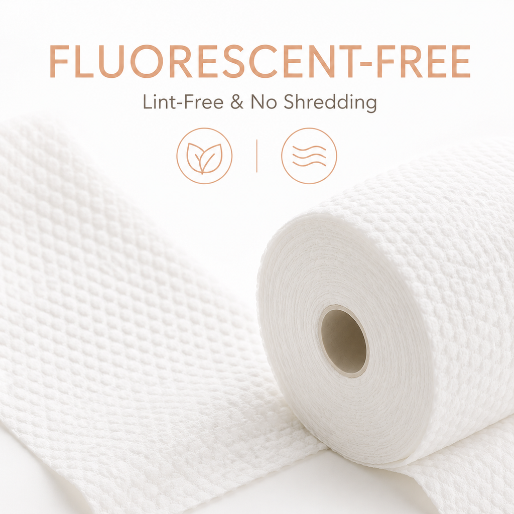 Face Towels Disposable Roll, 80 Count, 8.7 x 7.9