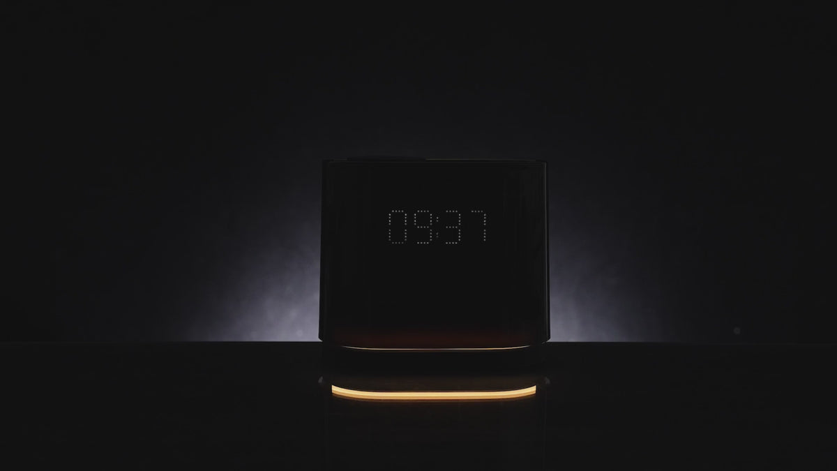 Waterless Diffuser for Home,1500 Sq Ft,LED Clock Display & Ambient Light, Smart Aroma Diffuser APP,Ultra Quiet Scent Air Machine, 4 Scent Levels, 1/3/6/12H Timer, 60ml